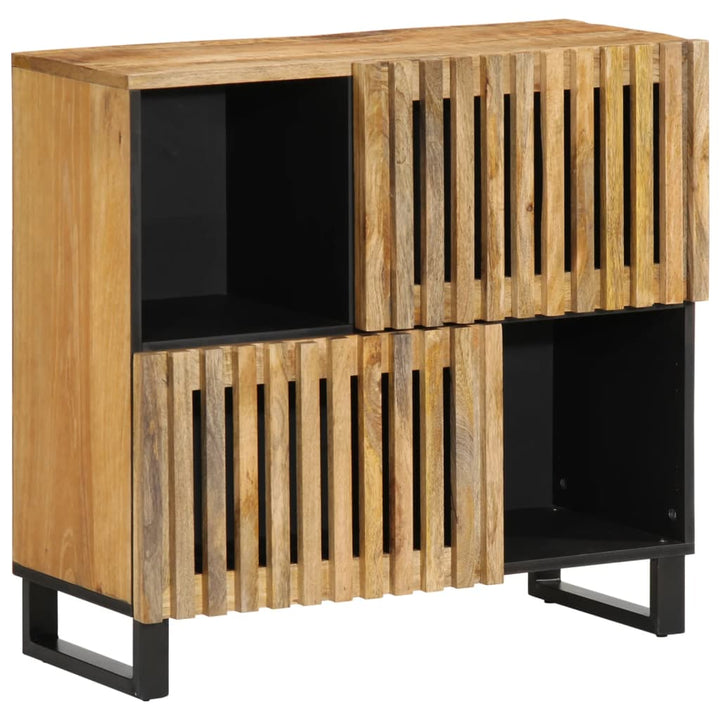 Sideboard 80X34X75 Cm Massivholz Akazie