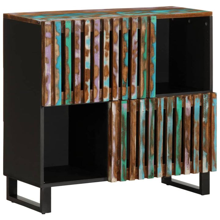 Sideboard 80X34X75 Cm Massivholz Akazie