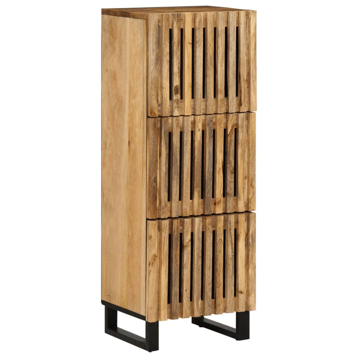 Highboard 40X34X110 Cm Massivholz Akazie