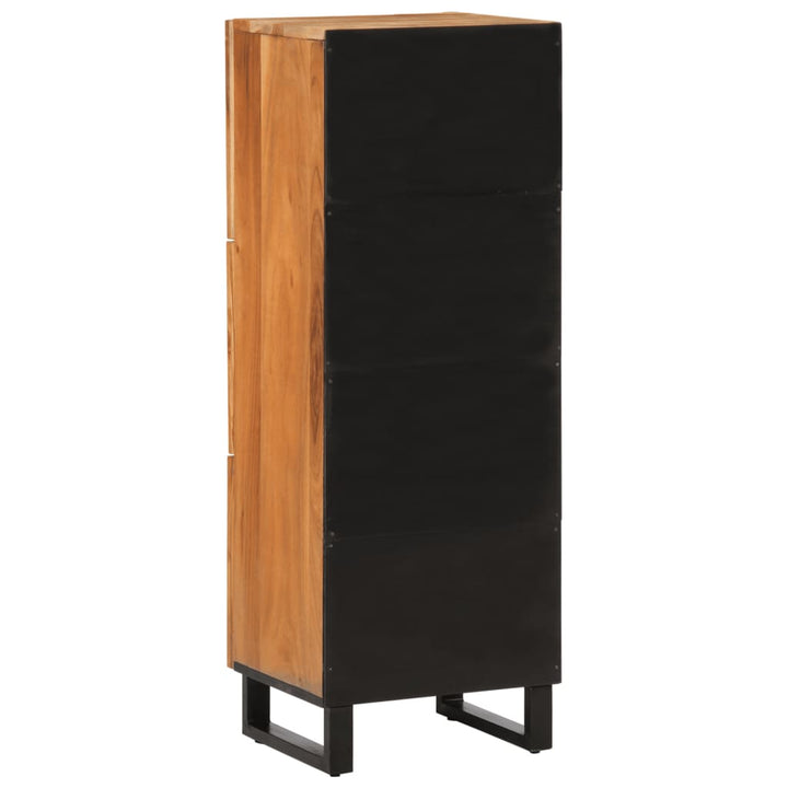 Highboard 40X34X110 Cm Massivholz Akazie