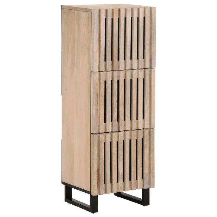 Highboard 40X34X110 Cm Massivholz Akazie