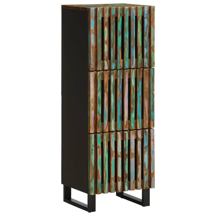 Highboard 40X34X110 Cm Massivholz Akazie