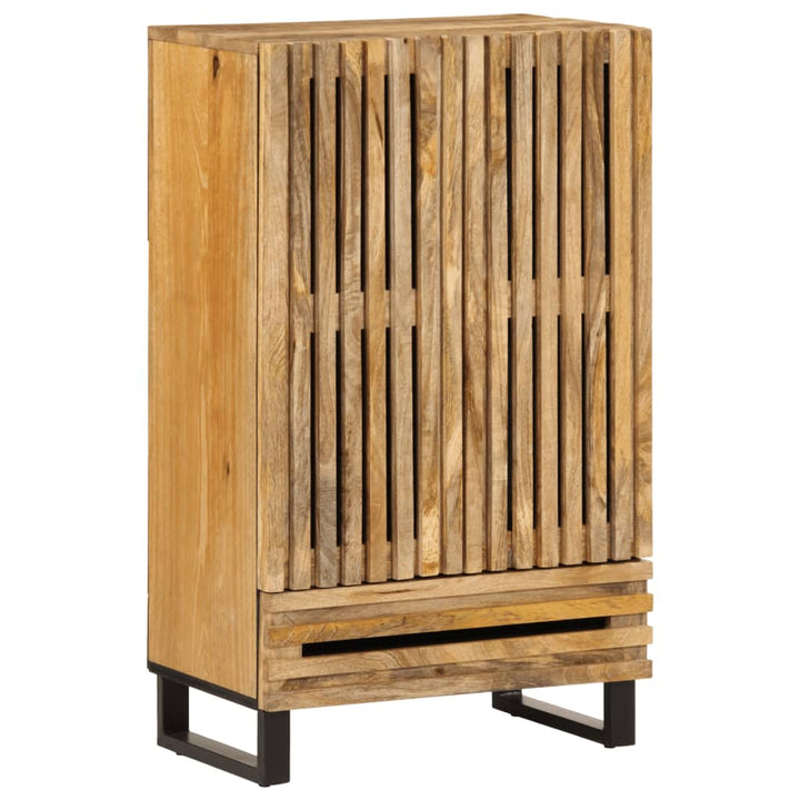 Highboard 60X34X100 Cm Massivholz Mango