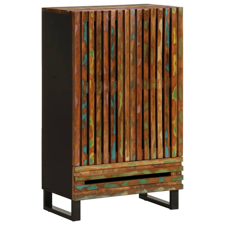 Highboard 60X34X100 Cm Massivholz Mango