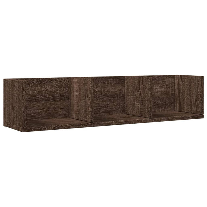 Wandschrank Braun Eichen-Optik 75X18X16,5 Cm Holzwerkstoff Braune Eiche