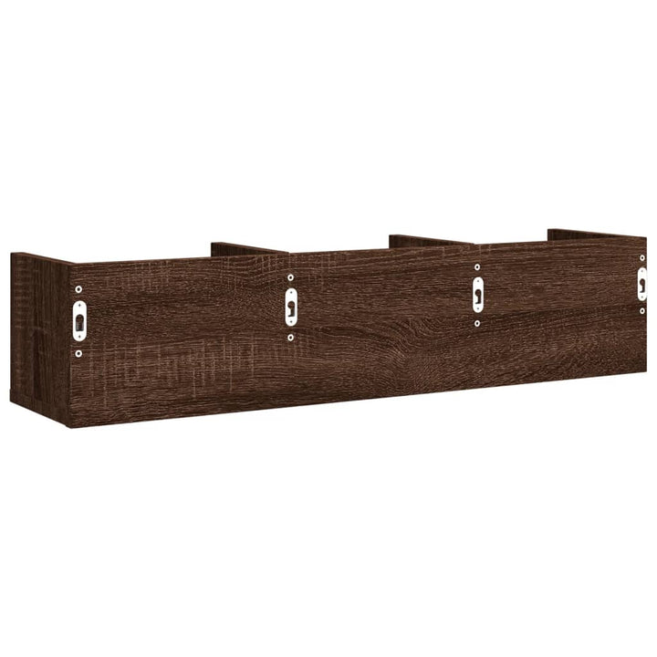 Wandschrank Braun Eichen-Optik 75X18X16,5 Cm Holzwerkstoff Braune Eiche