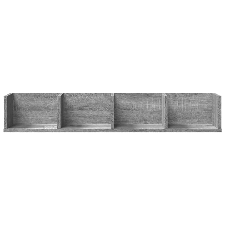 Wandschrank 99X18X16,5 Cm Holzwerkstoff Grau Sonoma