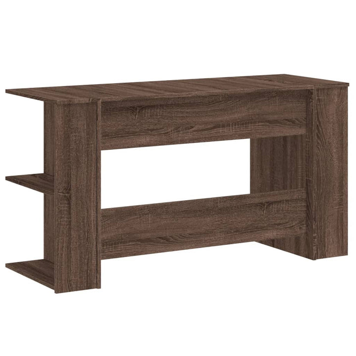 Schreibtisch Braun Eichen-Optik 140X50X75 Cm Holzwerkstoff