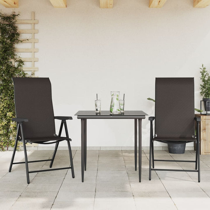 Gartenstühle 2 Stk. Klappbar Poly Rattan