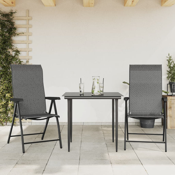 Gartenstühle 2 Stk. Klappbar Poly Rattan