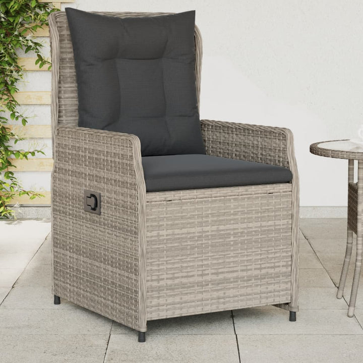 Gartensessel 2 Stk. Verstellbar Poly Rattan