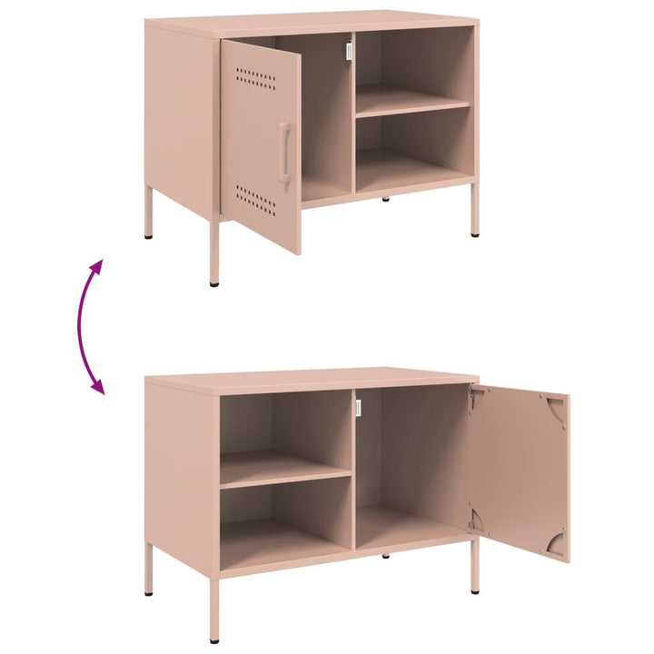 Tv-Schrank 68X39X50,5 Cm Stahl