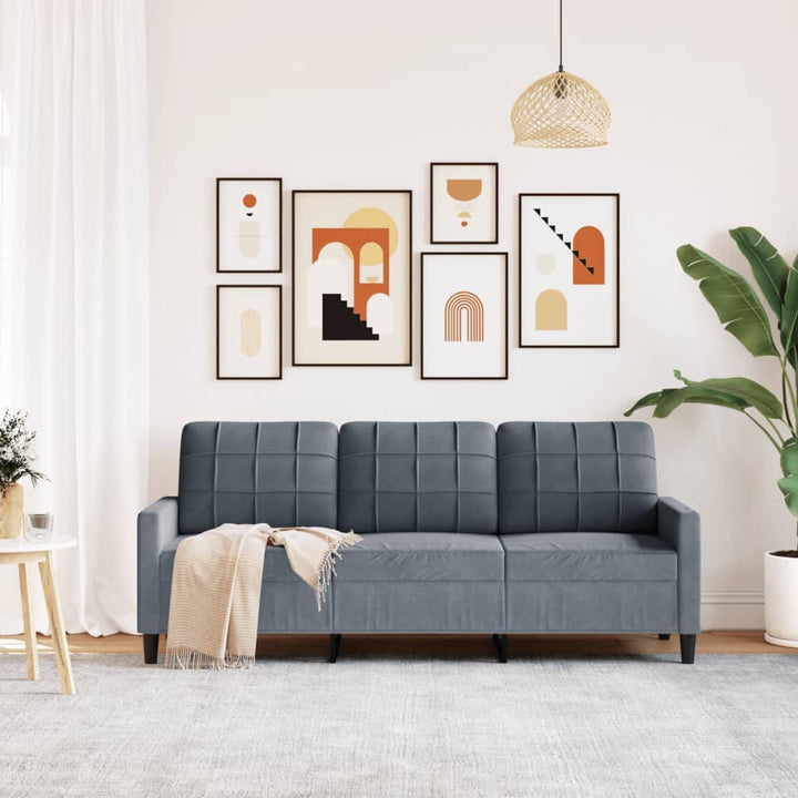 3-Sitzer-Sofa 180 Cm Samt