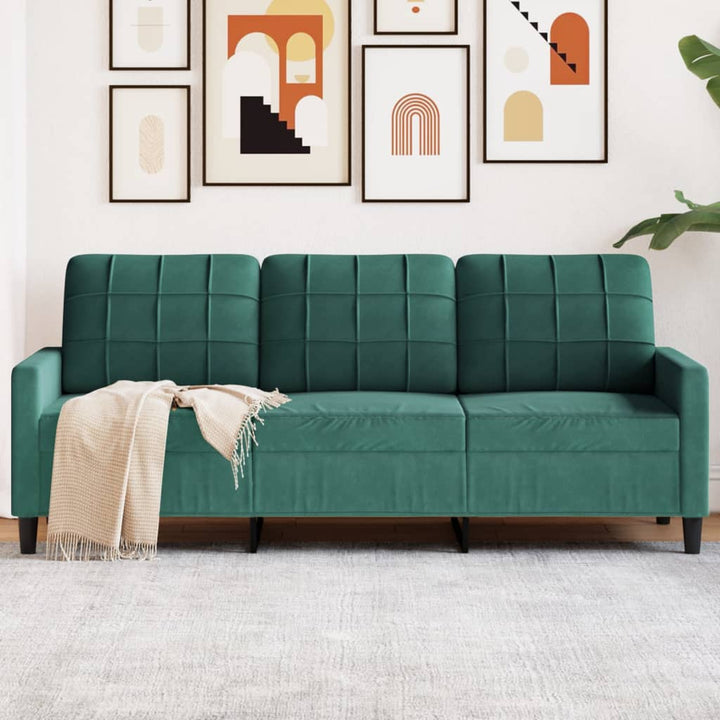 3-Sitzer-Sofa 180 Cm Samt