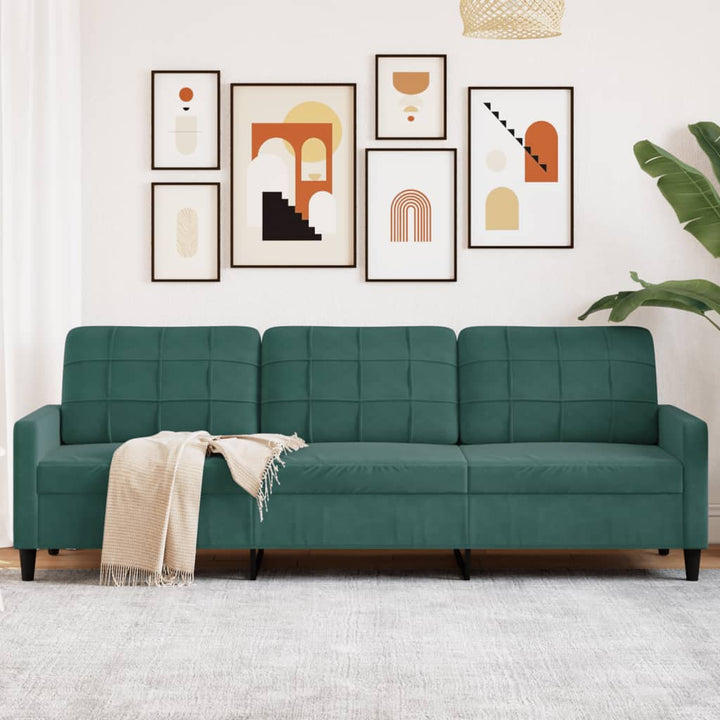 3-Sitzer-Sofa 180 Cm Samt