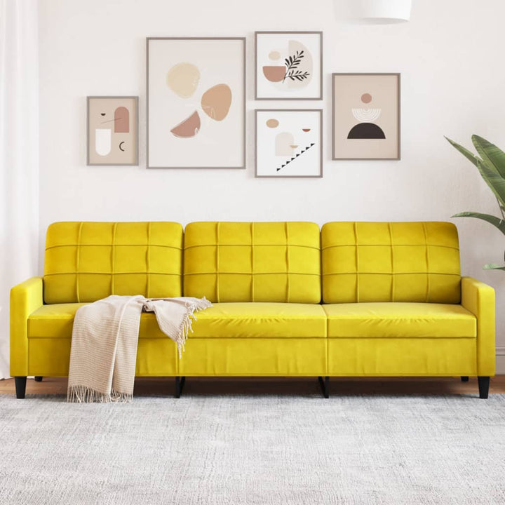 3-Sitzer-Sofa 180 Cm Samt