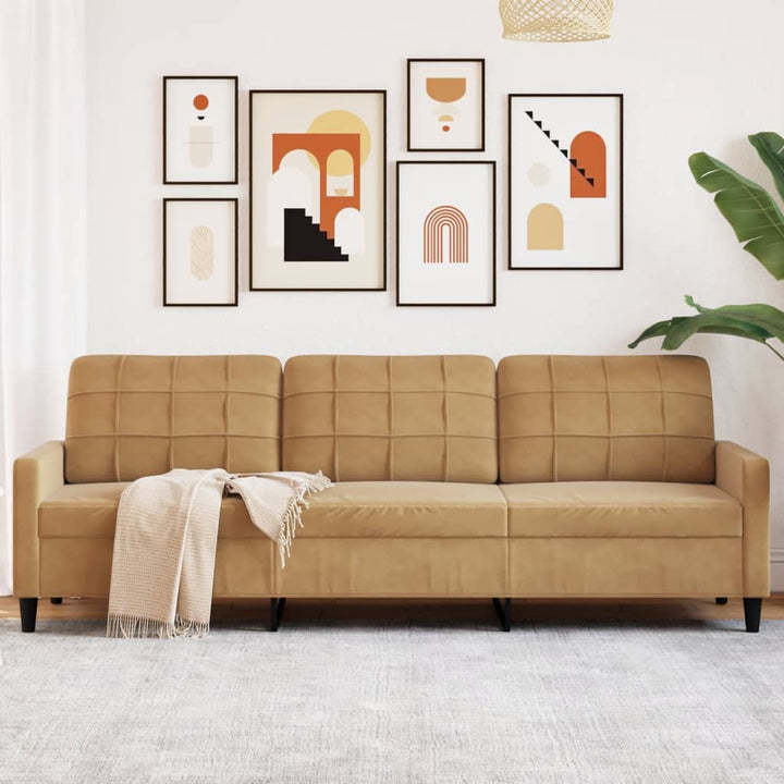 3-Sitzer-Sofa 180 Cm Samt