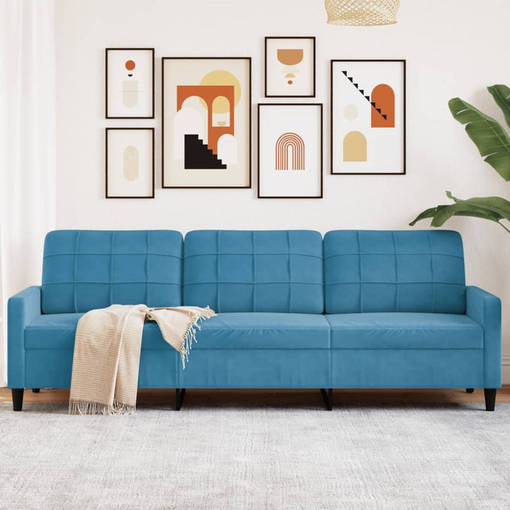 3-Sitzer-Sofa 180 Cm Samt