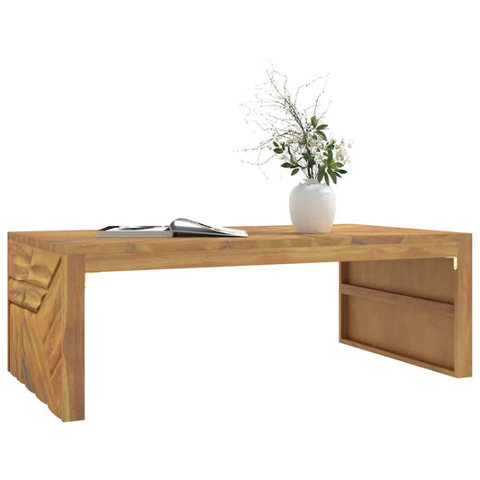 Couchtisch 110X60X38 Cm Massivholz Teak