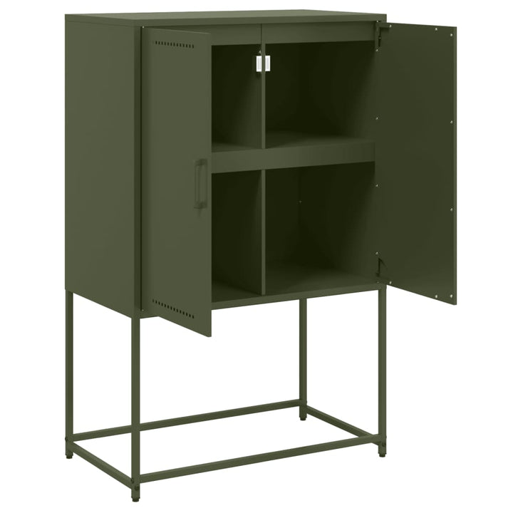 Tv-Schrank Oliv 68X39X60,5 Cm Stahl