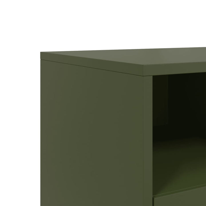 Tv-Schrank Oliv 68X39X60,5 Cm Stahl