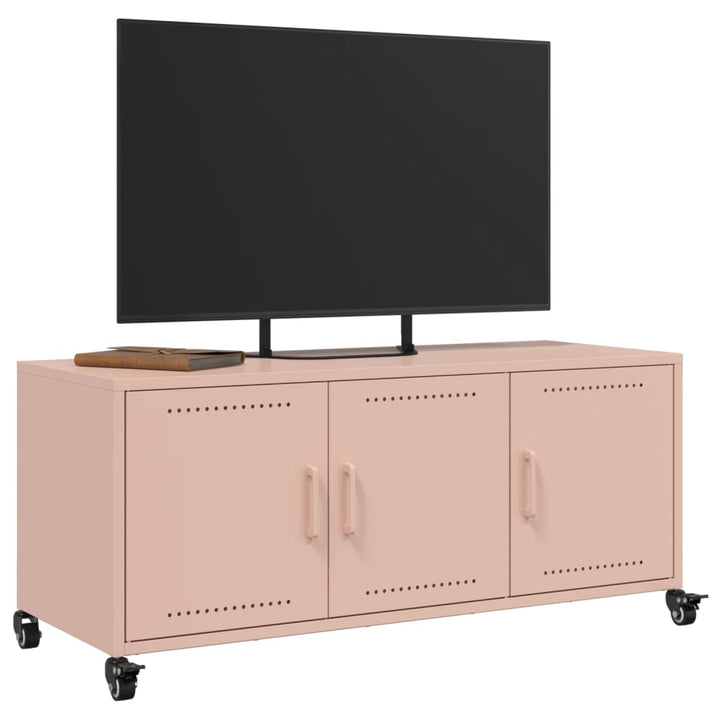 Tv-Schrank 100,5X39X43,5 Cm Kaltgewalzter Stahl