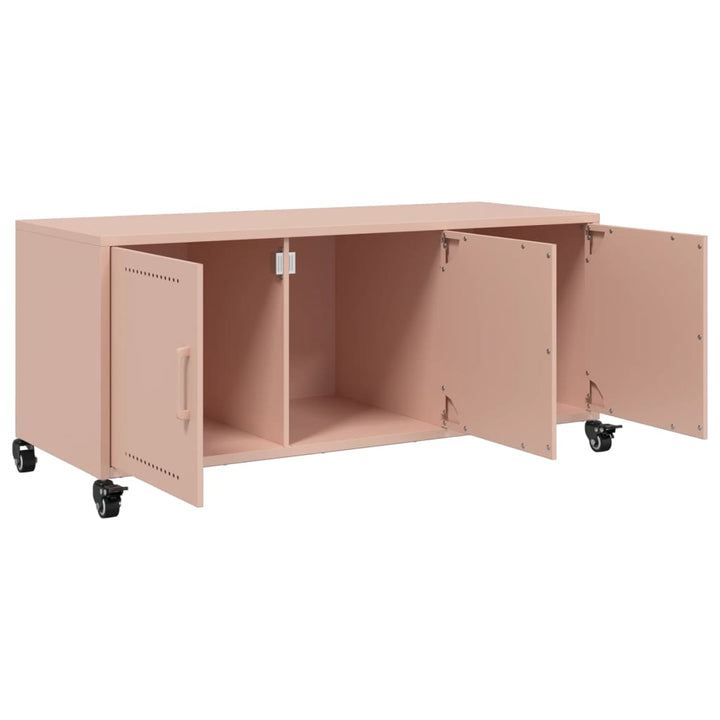 Tv-Schrank 100,5X39X43,5 Cm Kaltgewalzter Stahl