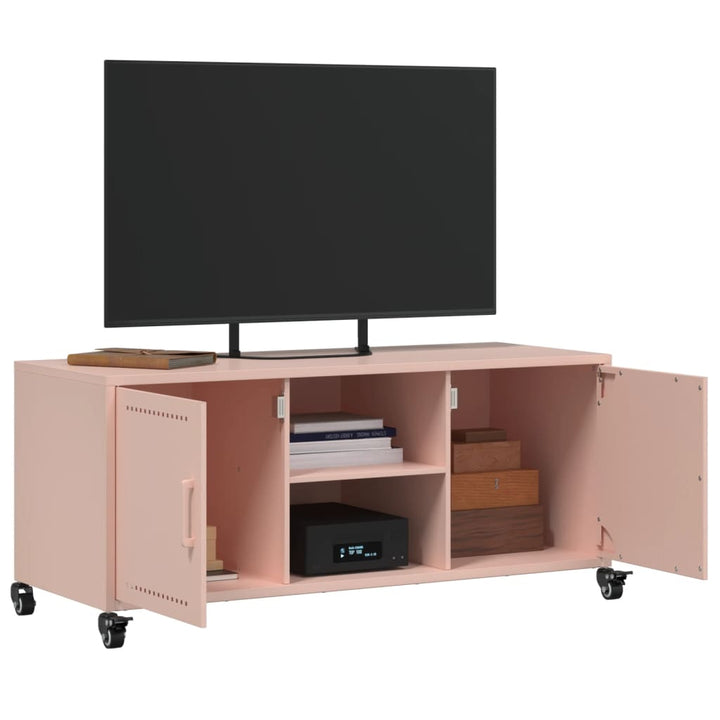 Tv-Schrank 100,5X39X43,5 Cm Kaltgewalzter Stahl