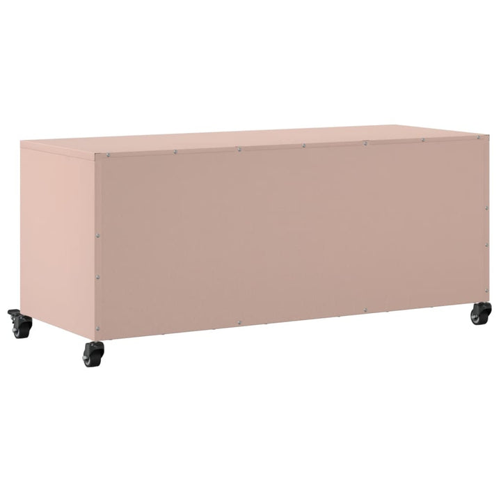 Tv-Schrank 100,5X39X43,5 Cm Kaltgewalzter Stahl