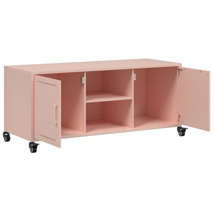 Tv-Schrank 100,5X39X43,5 Cm Kaltgewalzter Stahl