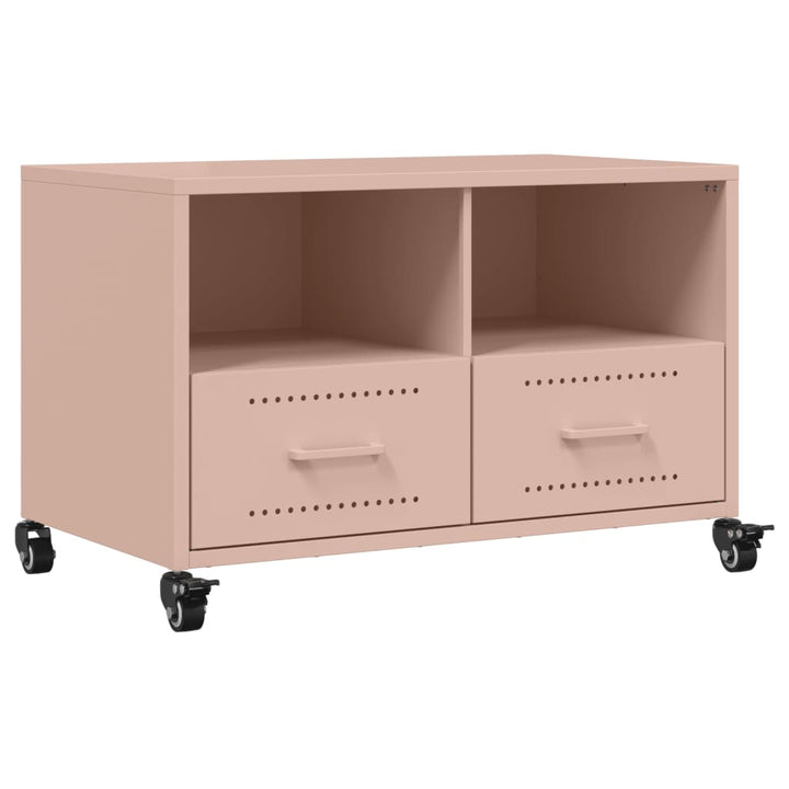 Tv-Schrank 68X39X43,5 Cm Kaltgewalzter Stahl