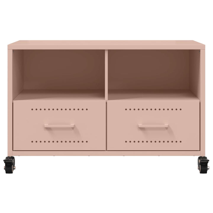 Tv-Schrank 68X39X43,5 Cm Kaltgewalzter Stahl