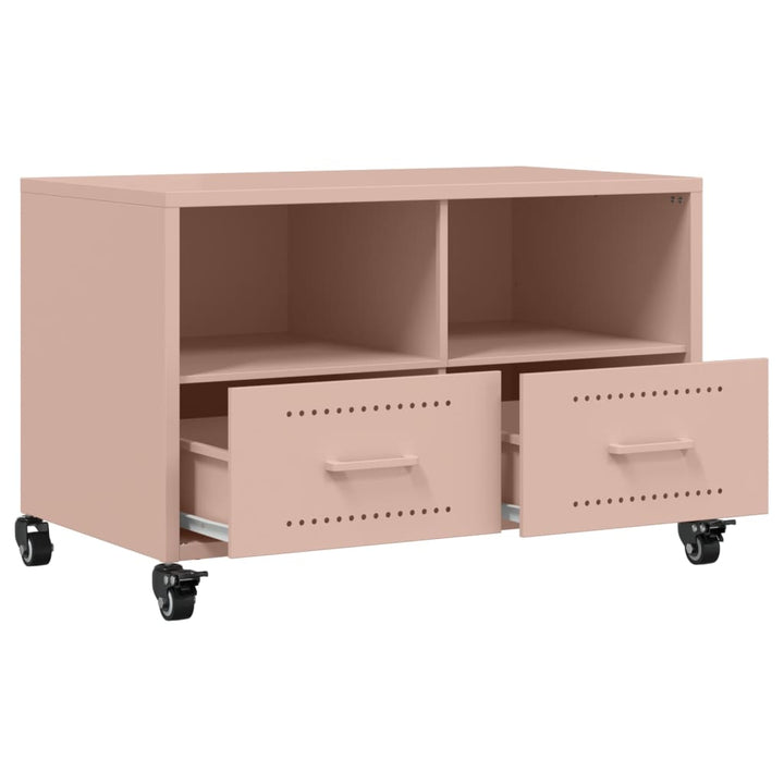 Tv-Schrank 68X39X43,5 Cm Kaltgewalzter Stahl