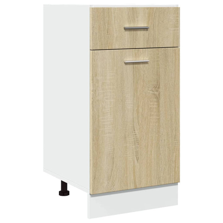 Schubunterschrank Sonoma-Eiche 40X46X81,5 Cm Holzwerkstoff Sonoma Eiche