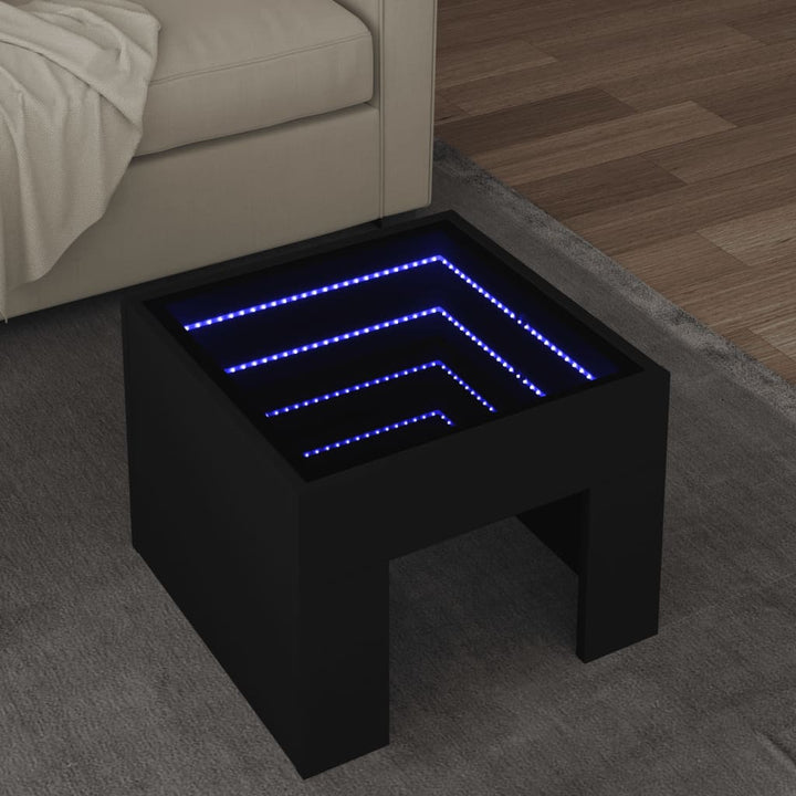 Couchtisch Mit Infinity-Led 50X50X30 Cm