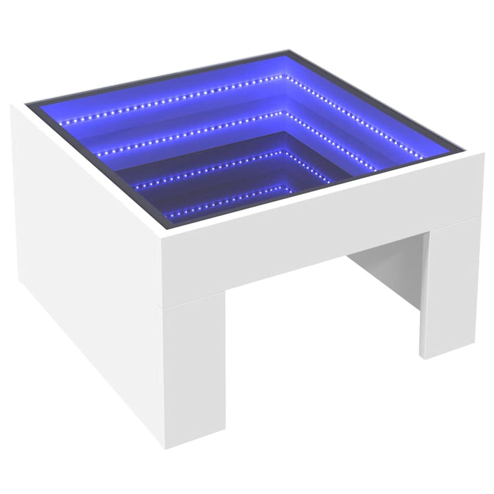 Couchtisch Mit Infinity-Led 50X50X30 Cm