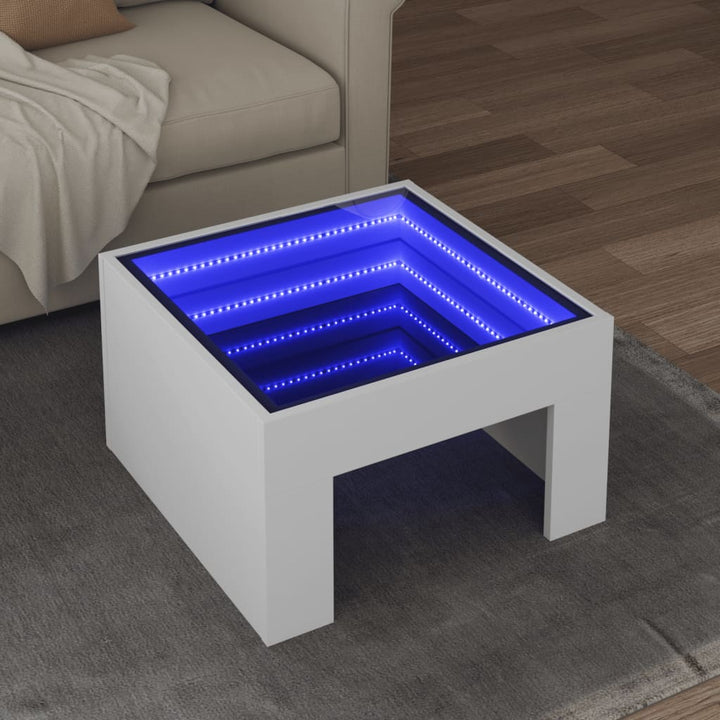 Couchtisch Mit Infinity-Led 50X50X30 Cm