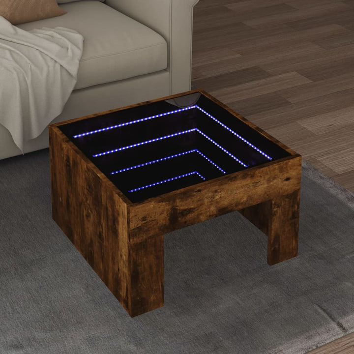 Couchtisch Mit Infinity-Led 50X50X30 Cm