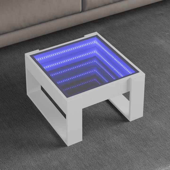 Couchtisch Mit Infinity-Led 50X53X30 Cm