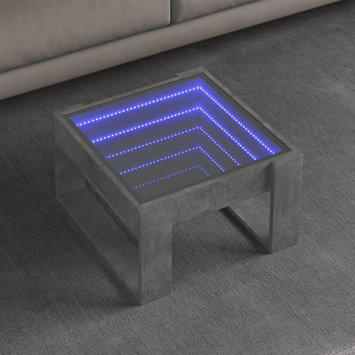 Couchtisch Mit Infinity-Led 50X53X30 Cm