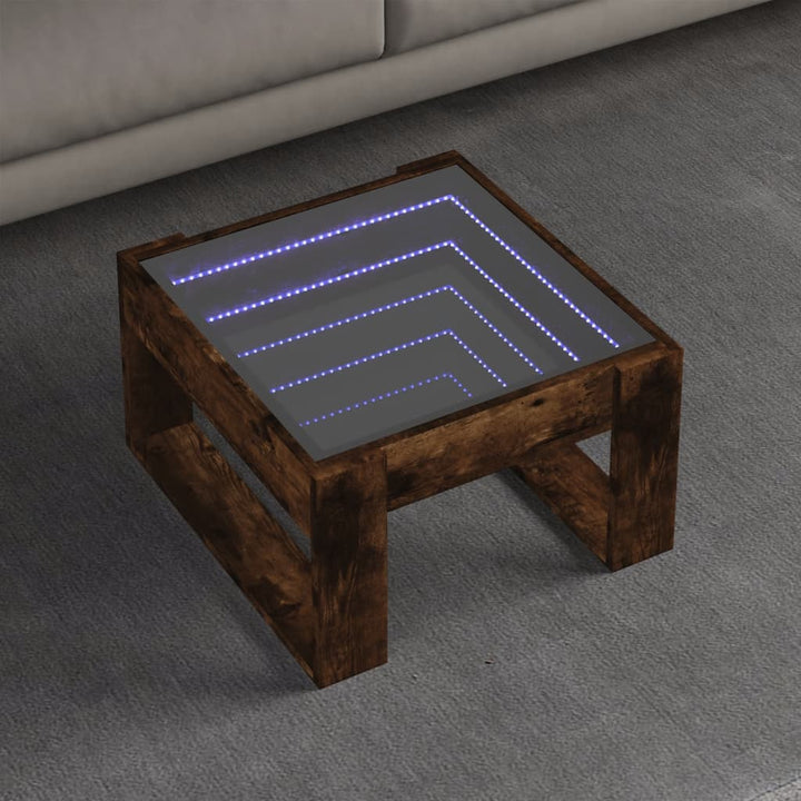 Couchtisch Mit Infinity-Led 50X53X30 Cm