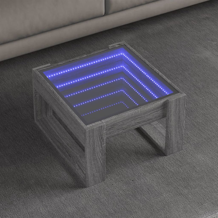 Couchtisch Mit Infinity-Led 50X53X30 Cm