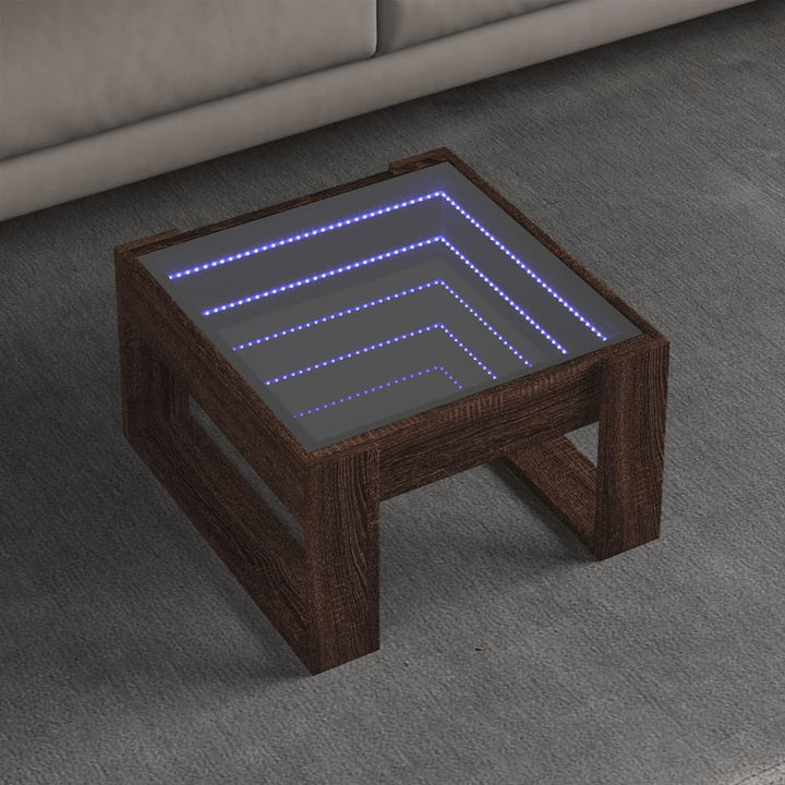 Couchtisch Mit Infinity-Led 50X53X30 Cm