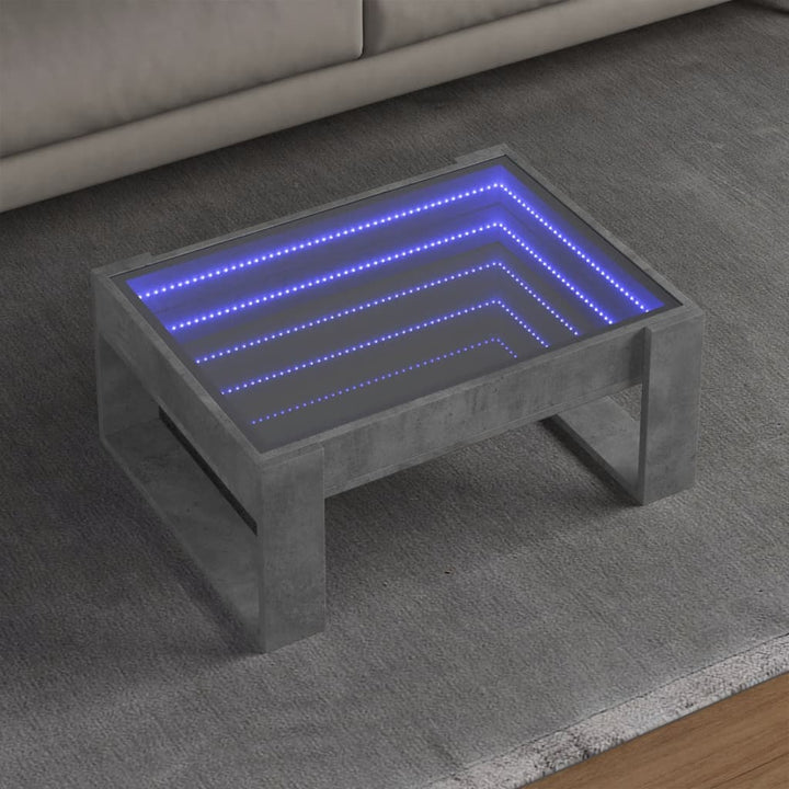 Couchtisch Mit Infinity-Led 50X53X30 Cm