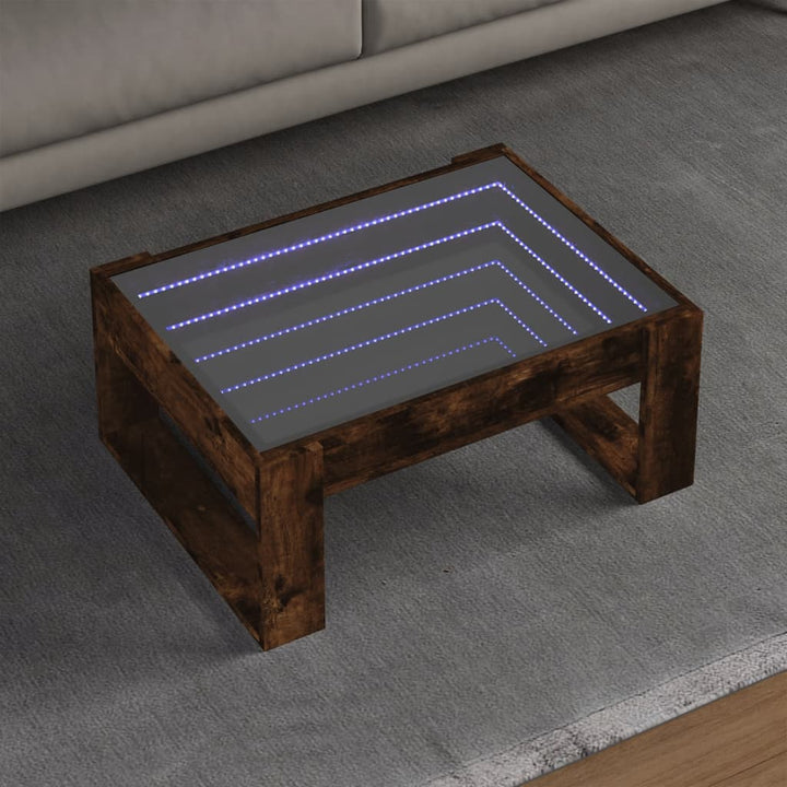 Couchtisch Mit Infinity-Led 50X53X30 Cm