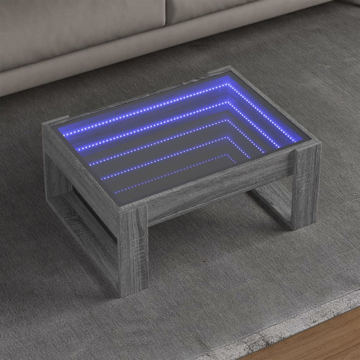 Couchtisch Mit Infinity-Led 50X53X30 Cm