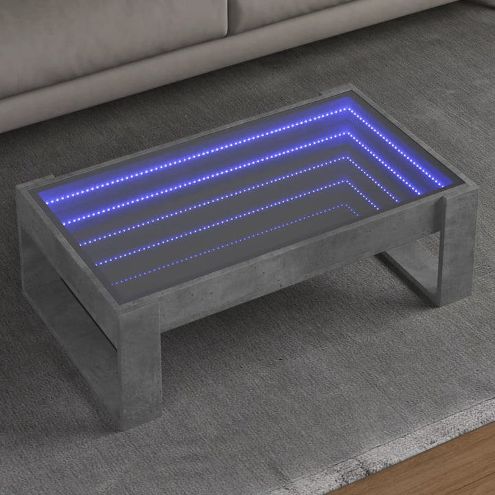 Couchtisch Mit Infinity-Led 50X53X30 Cm