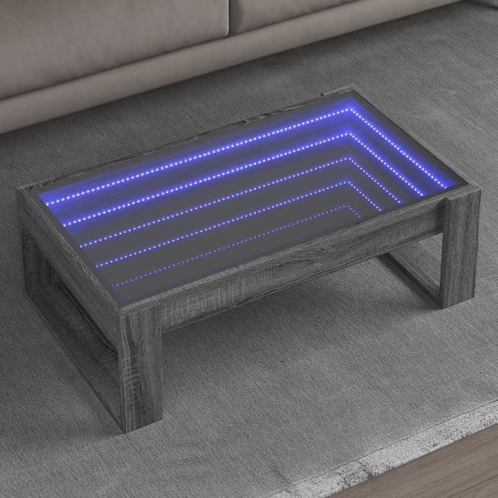 Couchtisch Mit Infinity-Led 50X53X30 Cm