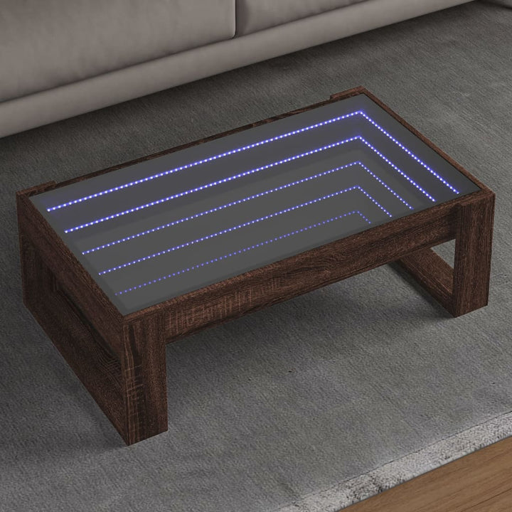 Couchtisch Mit Infinity-Led 50X53X30 Cm