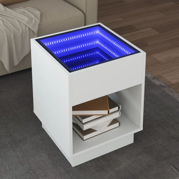 Couchtisch Mit Infinity-Led 70X50X50 Cm